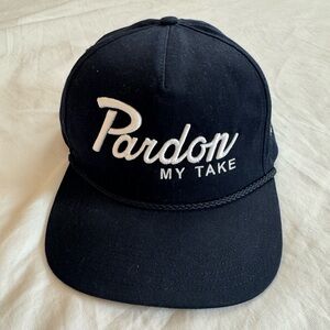 Barstool Pardon My Take Rope Hat